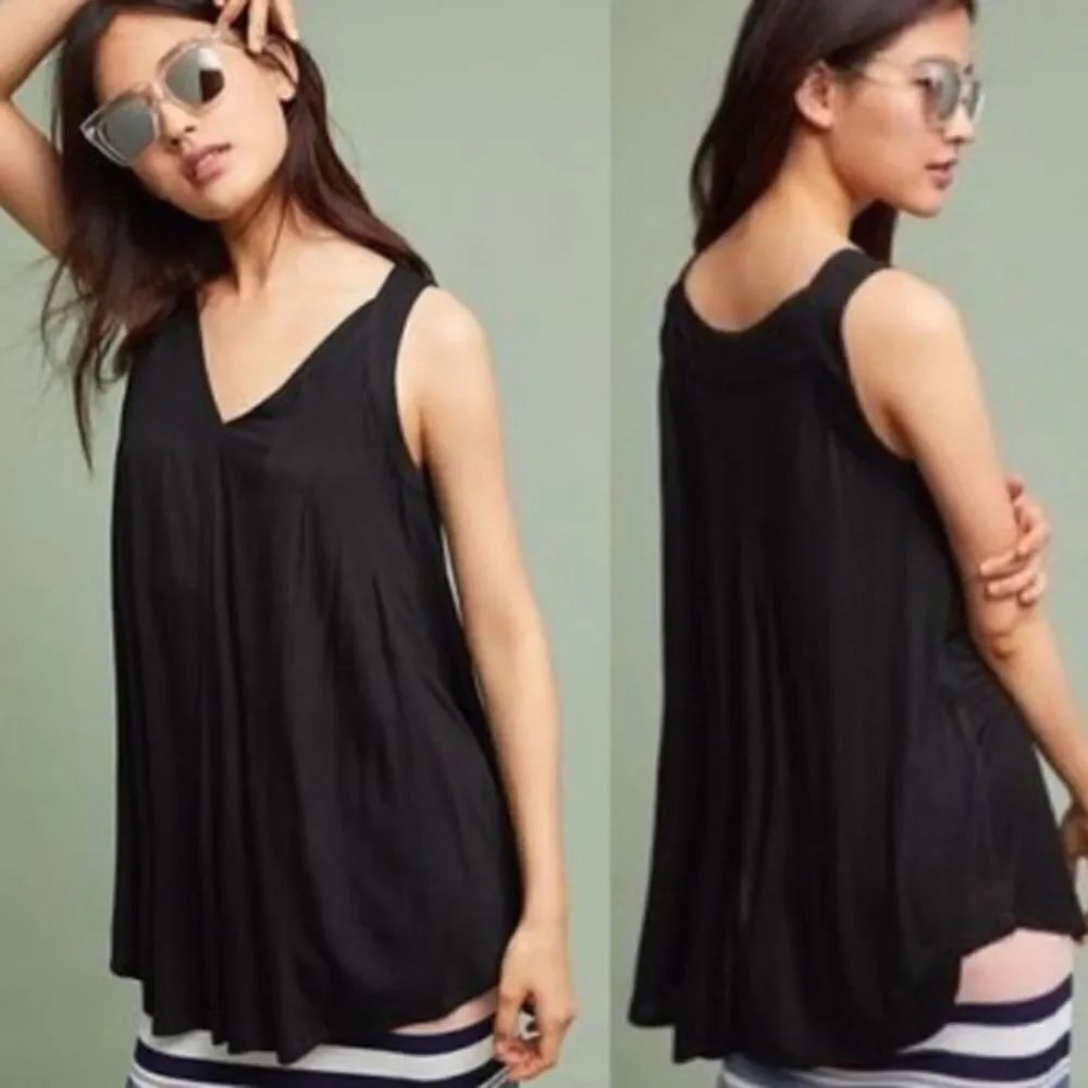 ✨ Anthro Meadow Rue Pleated Swing Tank Top✨